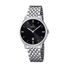 Festina klassische schwarze