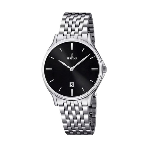 Festina klassische schwarze