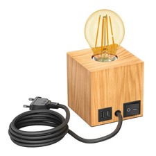 Tischlampe HITO, Holz massiv