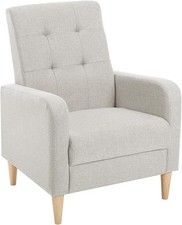 WOLTU Ohrensessel, mit Armlehnen Massivholzbeinen, Sessel Wohnzimmer