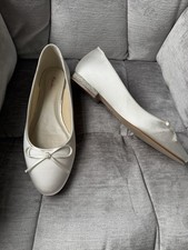 Rainbow club Ballerinas weiss/ CremefarbenMit Schleife 39 Brautschuhe