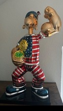 Popeye Figur Statue USA Flag