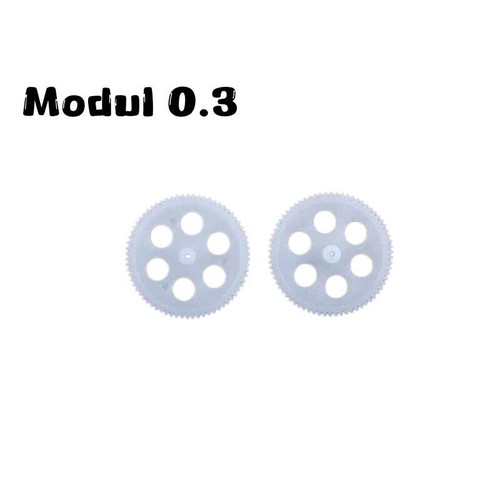Zahnräder modul aus - 0.3,