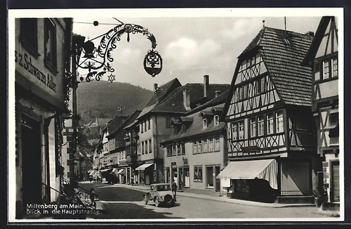 Ansichtskarte miltenberg - ansichtskarte,
