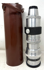 Objektiv Meyer Optik Görlitz Telemegor 1:5,5/400 M42 in Ledertasche DDR