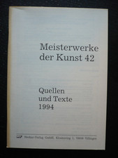 Kunstunterricht  Meisterwerke