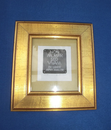 Geramter kunstdruck signiert - geramter,
