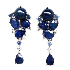 925 Sterlingsilber Blaue