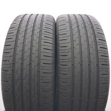 215 55 17 2x CONTINENTAL 215/55 R17 98H EcoContact6 Sommerreifen 2022 5,8mm