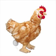 Huhn kuscheltier mit - huhn,
