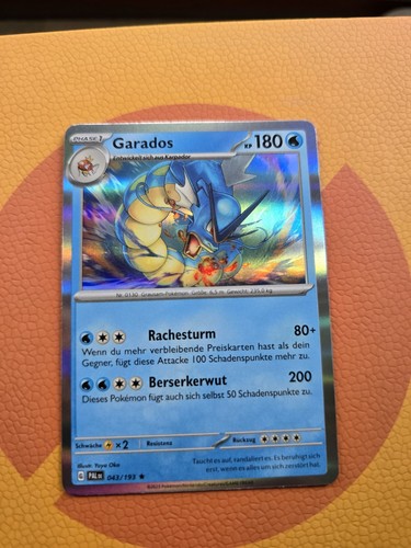 Pokemon garados holo pal - holo,