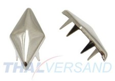 10 Stück Ziernieten Krallennieten 7,8mm Pyramidennieten Nieten Gothic Punk Niete