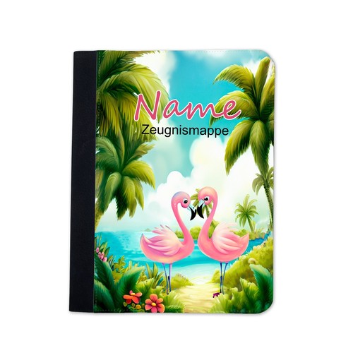 Zeugnismappe flamingo - zeugnismappe,