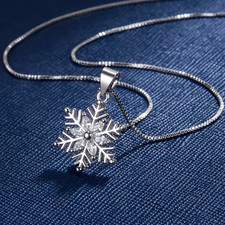 Damen Halskette Silber