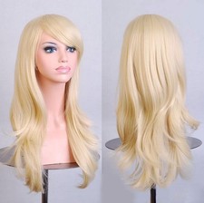 70cm Sexy Damen Lange Gelockt