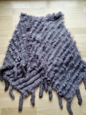 Damenschal Hasenfell