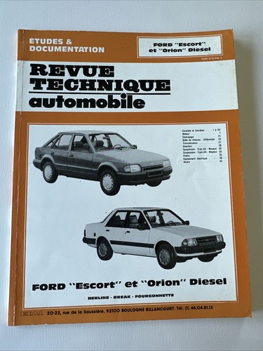 Rta ford escort - rta,