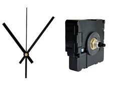 Funkuhrwerk DCF Funk Radio lautlos geräuschlos Uhrzeiger Alu Schwarz 110 mm #295