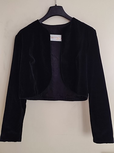 Samtjacke bolero 38 - samtjacke,,