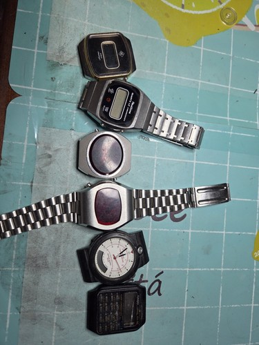 Lot vintage uhren - vintage, lcd