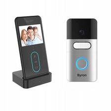 Byron DIC-24615 Funk-Video/Türsprechanlage | 2-Wege-Kommunikation | tragbares