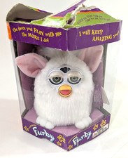 1998 white snowball furby - 1998,