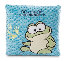 NICI Kissen Frosch 25x25cm