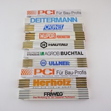 10 Zollstöcke Werbezollstöcke Herholz, Friweg, Ullner, Agrob Bruchtal, PCI