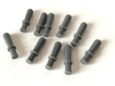 LEGO® 10 x dunkel grauer