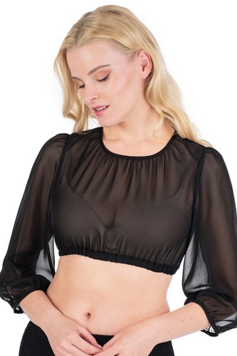 Dirndlbluse puffärmel - dirndlbluse, 3/4