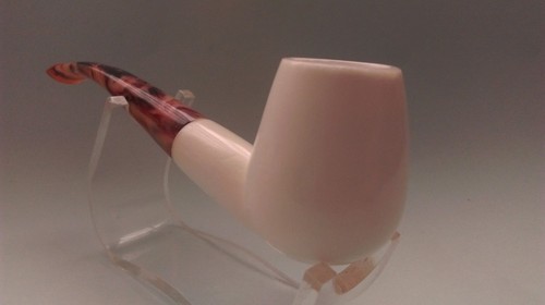 Bent meerschaumpfeife smoking - meerschaumpfeife,