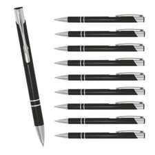 Metall Kugelschreiber Set blau