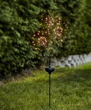 Solar Feuerwerk Gartenstab Solarstab Gartendeko Firework Gartenstecker 95cm