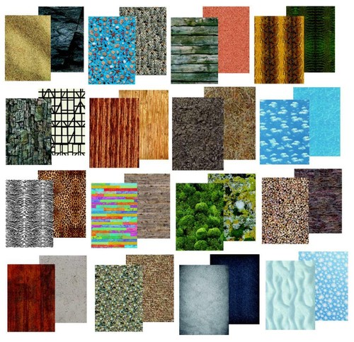 Deko karton natur - 4x, deko-karton