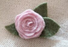 Filzbrosche aus Wollwalk,  Handarbeit, Unikat, Geschenkidee, 