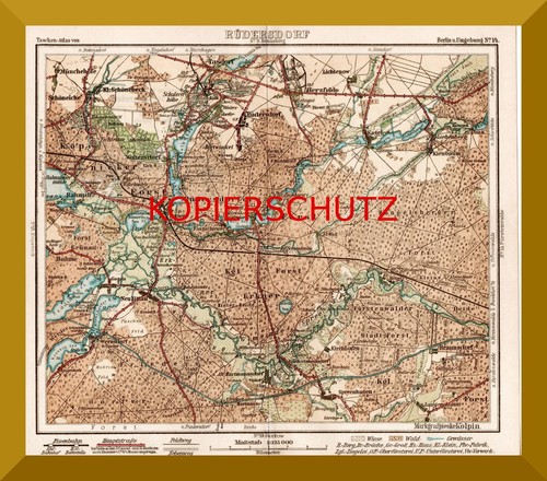 Rüdersdorf topografischer - rüdersdorf, +topografischer