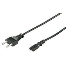 Netzkabel schwarz - 1,8m,