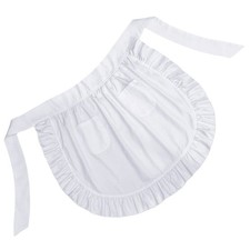  Weiße Rüschenschürze