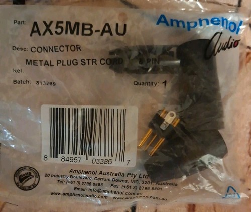 Amphenol ax5mb xlr - 7x,
