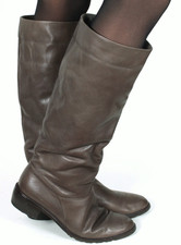 Damenstiefel Lederstiefel Leder Vintage Elegant Stiefel Weitschaft Semler 40