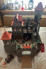 Playmobil 3666 große Ritterburg viel Zubehör Rittern Figuren Wagen Katapult (2)