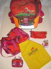 DER DIE DAS Ergoflex Schulranzen Tornister Schule Rucksack Tasche Ranzen 5 Teile