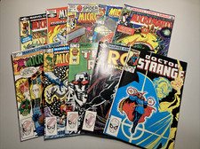 ~1983 Konvolut 10x Comic Micronauts Thing ROM Dr.Strange englisch