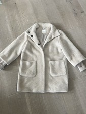 S.Oliver Wintermantel Gr. 38 Creme Winterjacke Mantel Teddy