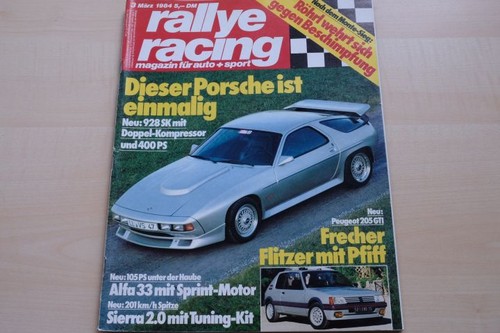 Rallye racing 1984 - 2), 03/1984