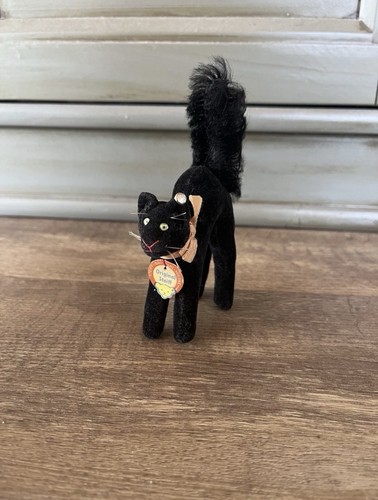 Steiff buckelkater tom - buckelkater, schwarz