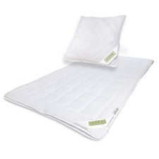 4 Jahreszeiten Bettenset Ganzjahresdecke Steppdecke 135x200cm inkl. 80x80 Kissen