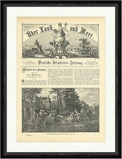 Bei Friedrich dem Großen in Sansouci Poppe Schloß Garten Park  Faksimile_E 3572