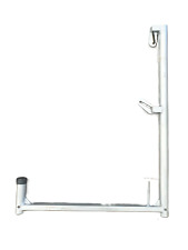 Geländerpfosten ,,L,,  Sthal / Alu  Gerüst Baugerüst kompatibel mit Layher !!!