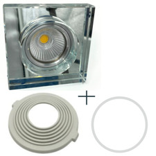 Einbaustrahler-SET Glas